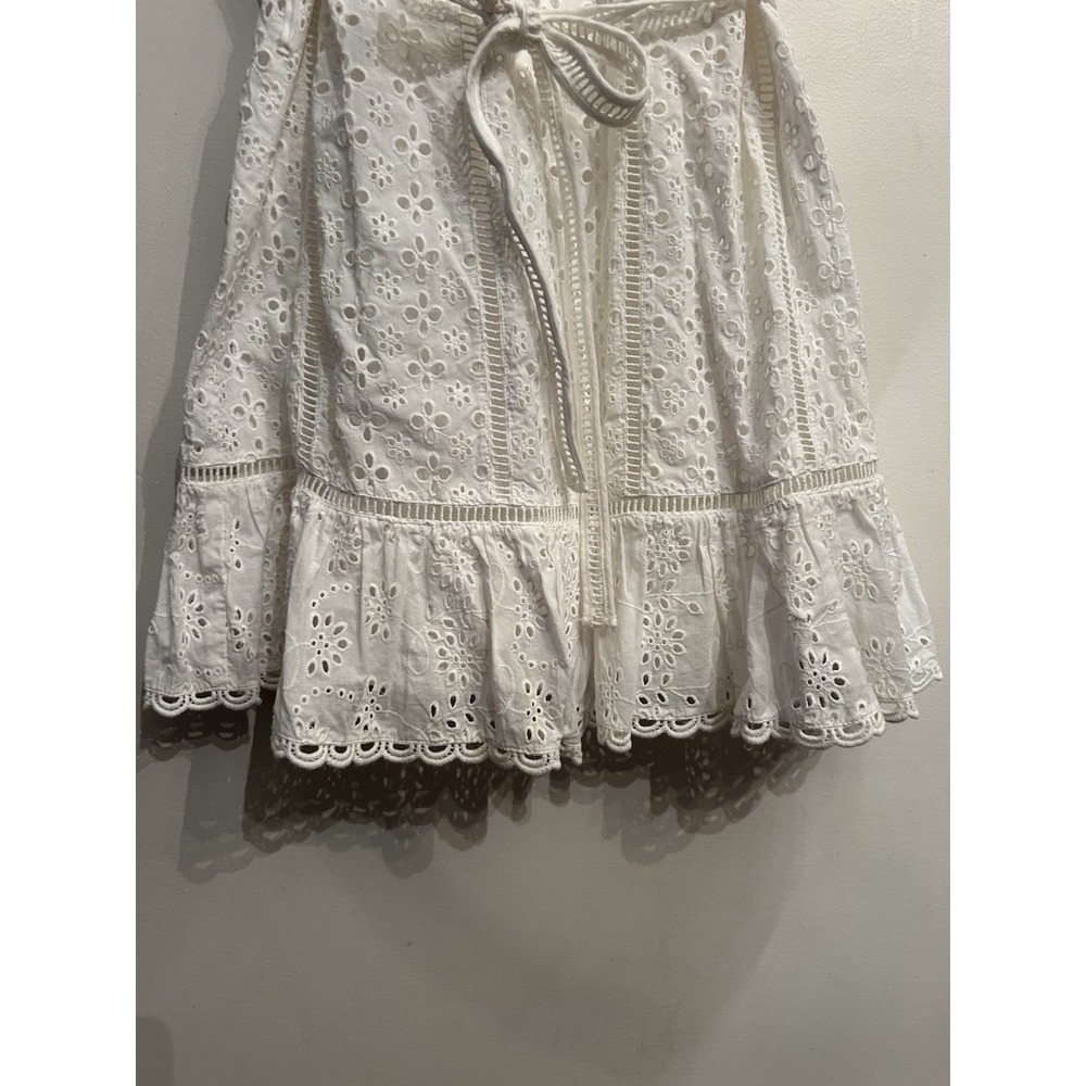Kavari AU Women's Cotton White Eyelet Dress Size Medium - Picture 4 of 14